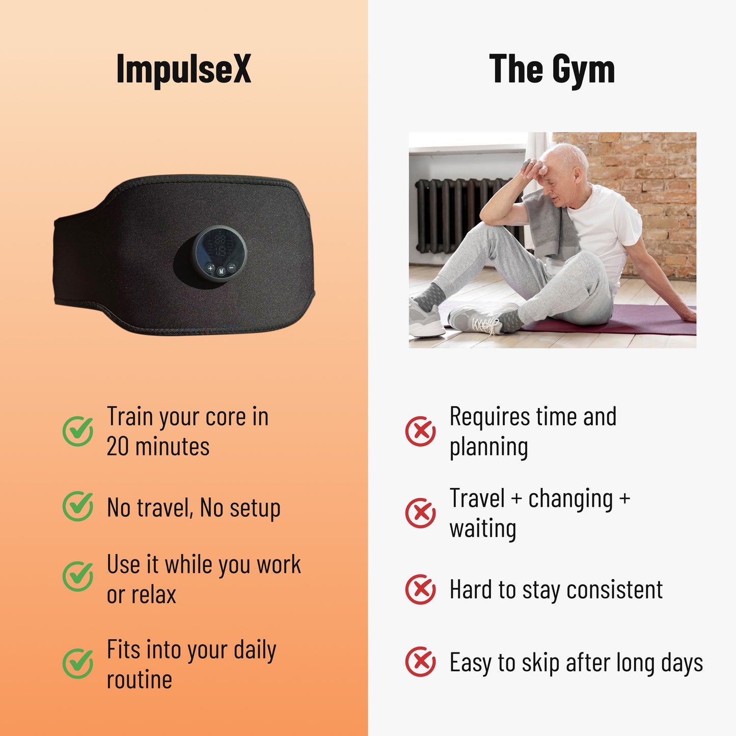 ImpulseX™ Core Muscle Stimulator